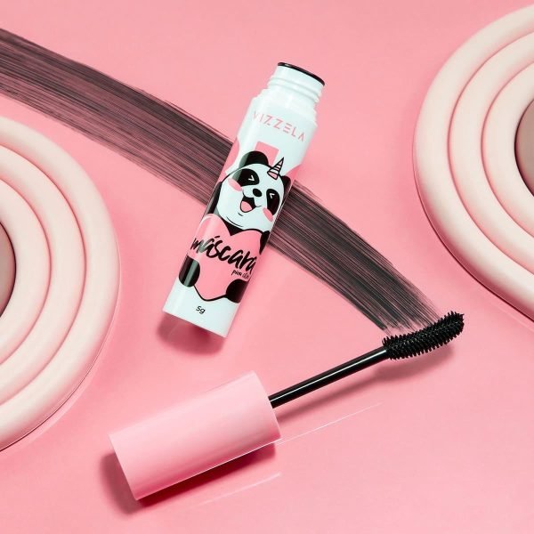 Máscara Para Cílios Big No Panda Vizzela - Preta - Imagem 2